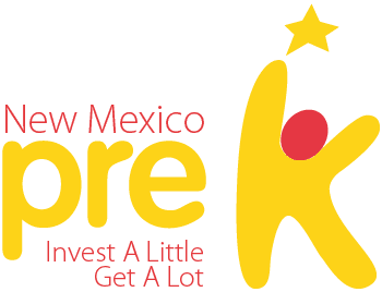 Colorful logo with 'New Mexico More' and a star figure.